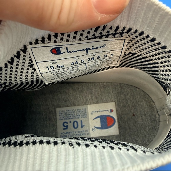 Champion Hyper Future Hi White/Black Mens 10.5 M Like New - Picture 9 of 9